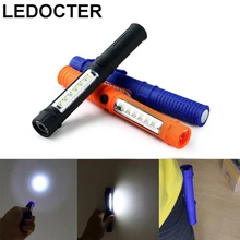 

Pocket Emergency LED Flashlight 3W Belt Clip Small Mini Pen Light Hand Torch Best Working Inspection Tools With Magnet AAA