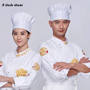 

Chef hat male work cap white mushroom cap food factory meal kitchen drink smoke fume cotton cloth cap ladies Cooking cap