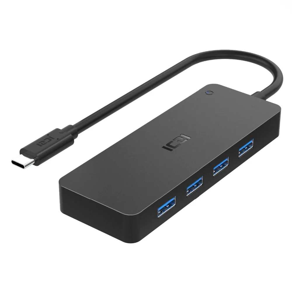 ICZI USB-C концентратор до 4 USB 3,0 портов адаптер type c otg концентратор для передачи данных конвертер для ноутбука Macbook lenovo мобильный телефон