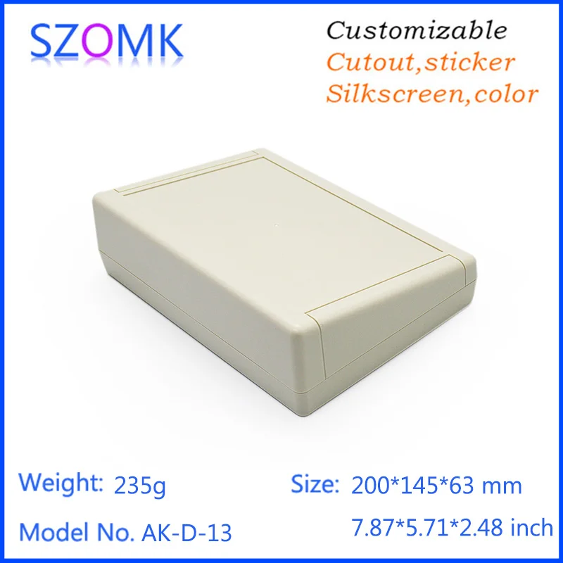 

10 pcs high quality abs plastic case for electronics plastic box 156*114*77mm szomk plastic desktop electronics enclosure box