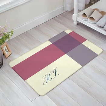 

Collision of Color Blocks Door Mat Entry Way Doormats with Non Slip Backing Bathroom Kitchen Decor Rug Mat Welcome Entrance Rug