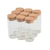 50 pcs 30x70 mm 30ml Flat Bottom Glass Tube Bottles With Corks Wishing Stars Decorative Vials Empty Scented Tea Little Jars 1