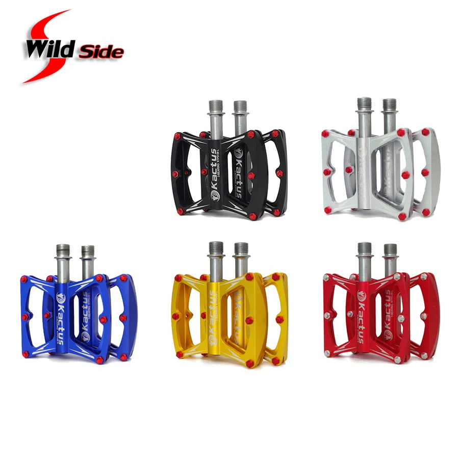 Kactus Road MTB Bike Pedals Aluminum Alloy Platform Flat BMX Bike