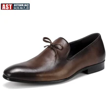 US 6-11 Big Size Mens Pointed Toe Oxfords Genuine Leather High-end Formal Dress Shoes Business Man Bowknot Wedding Shoes цена US 6-11 Big Size Mens Pointed Toe Oxfords Genuine Leather High-end Formal Dress Shoes Business Man Bowknot Wedding Shoes цены онлайн