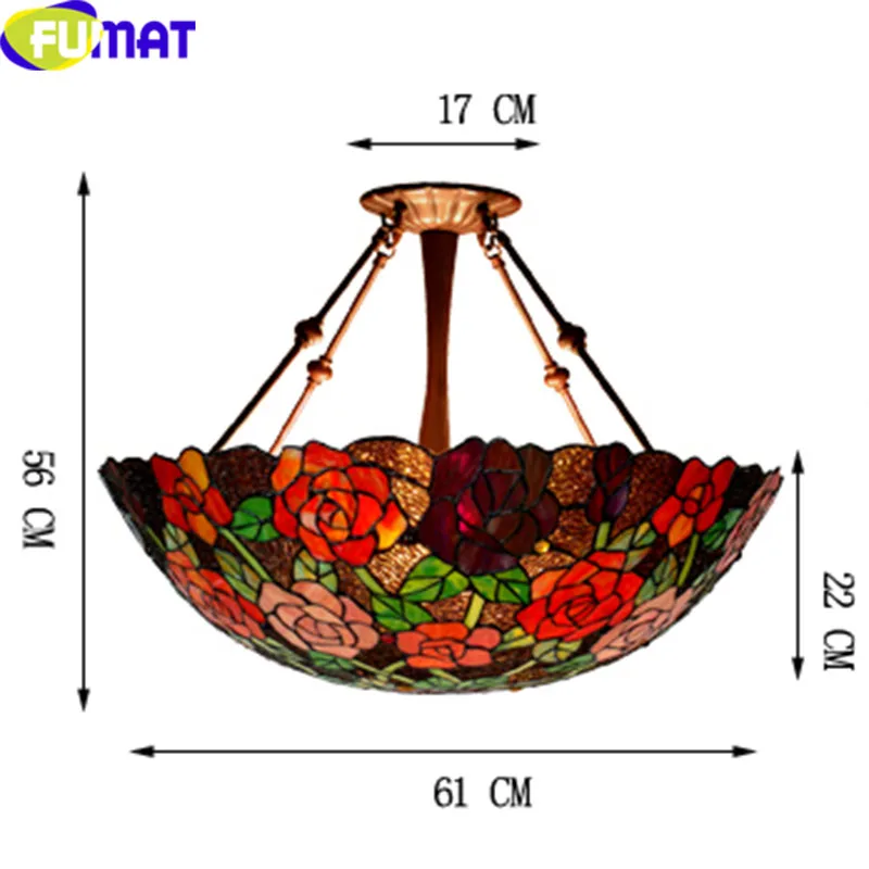 FUMAT Светодиодная потолочная лампа светодиодная lustre rose абажур для гостиной