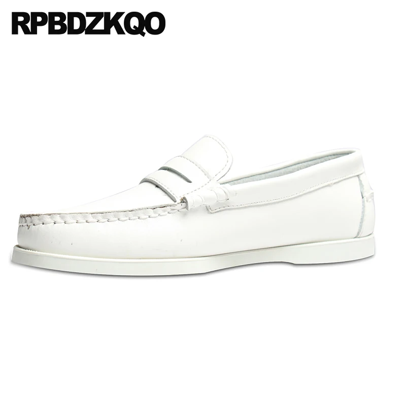 blue and white boat shoes