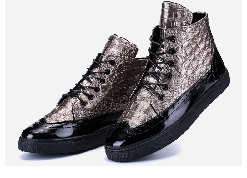 Brand Men's Boots Street Style Punk Canvas Male Shoes Retro Trending Black Casual Bot Leather Ankle Boot Boots Men (16)