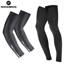 ROCKBROS ледяные рукавицы для велоспорта, баскетбольные рукавицы, теплые Рукава, УФ защита, солнцезащитный крем, для кемпинга, спорта, защитное снаряжение, гетры, чехол