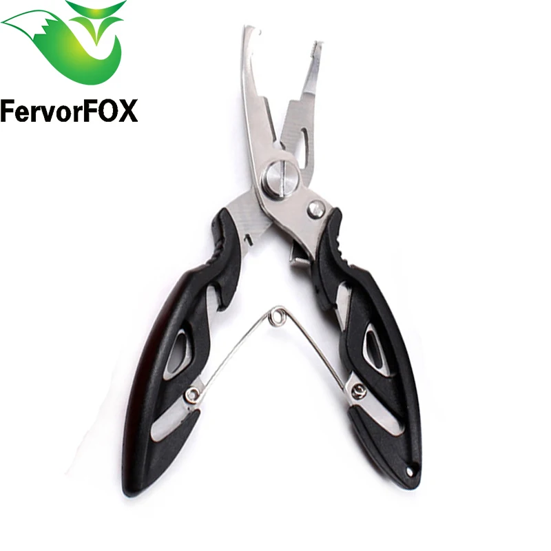 

Hot sale Fishing Plier Stainless Steel ABS Tackle Lure Hook Remover Line Cutter Multi-functional Fishing Scissors
