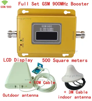 

High power Full set 2G GSM Cellular Signal Repeater signal booster GSM 900 mhz cellpone Signal Repeater gsm Booster Amplifier