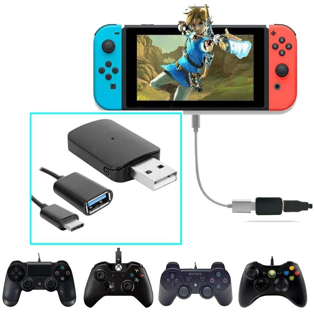 Coov N100 для PS3/PS4/Xbox One/Xbox 360 USB контроллер конвертер адаптер для nintendo Switch NS проводной геймпад конвертер для джойстика