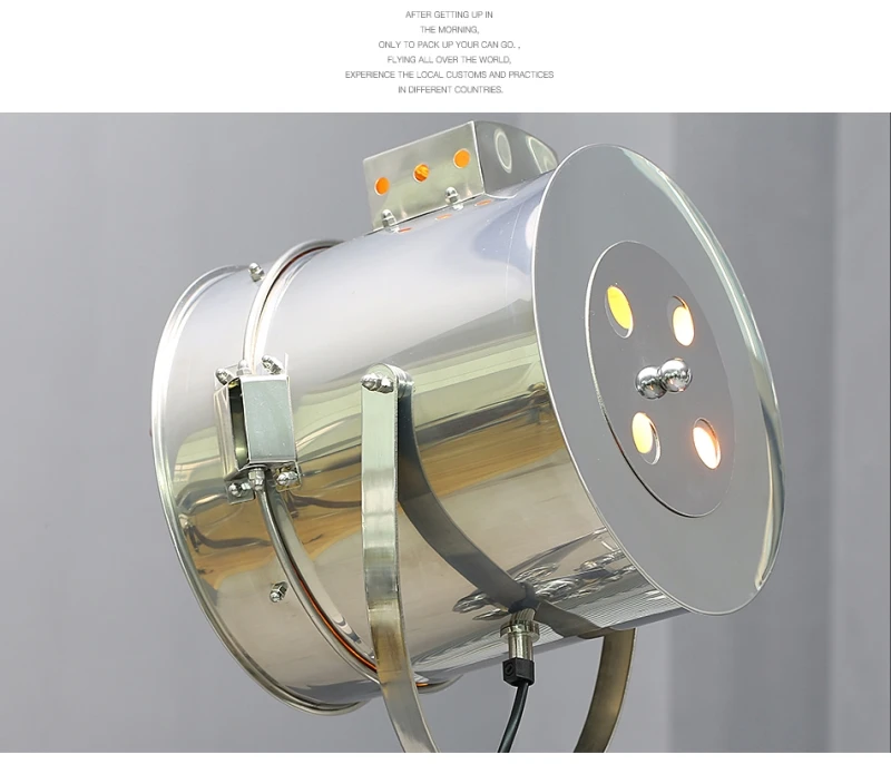 Top BDBQBL Nordic American Creative Studio Retro Industrial Bar Floor Lights E27 Tripod Searchlight Additional Net LED Floor Lamp 4 Top BDBQBL Nordic American Creative Studio Retro Industrial Bar Floor Lights E27 Tripod Searchlight Additional Net LED Floor Lamp 4
