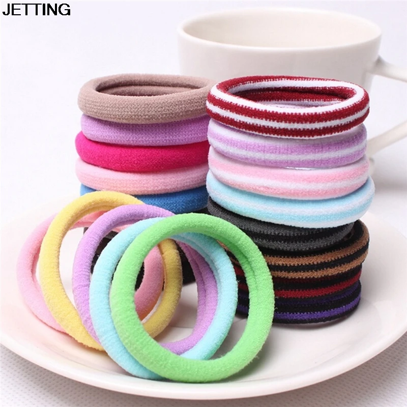 2017 Women Girl Kid Seamless Ultra Elastic Hair Ties Bands Rope