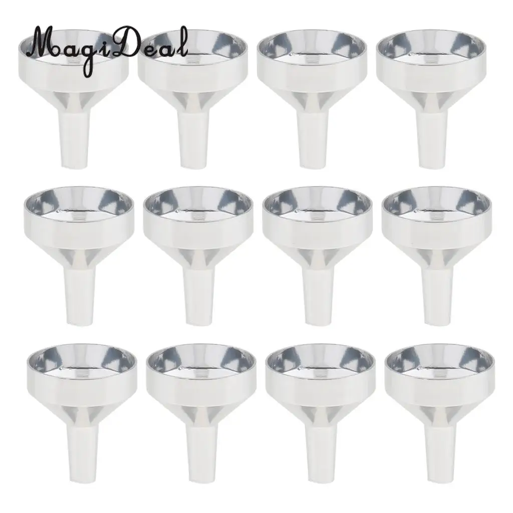 Natural Wooden 15ml Essential Oils Cosmetic Makeup Display Rack Organizer Stand Holder +12 Mini Aluminum Funnel Set Kit