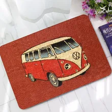 CAMMITEVER Коврик Противоскользящий коврик для пола мультфильм автобус коврики для дома принт Ванная комната Кухонный Придверный коврик