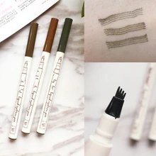 Четыре головы карандаш для бровей тонкой микро-гравировка карандаш для бровей водонепроницаемый жидкий карандаш для бровей прочного устойчивое не цветущие