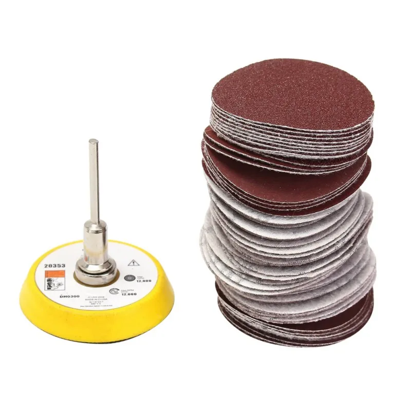 Buy 2inch(50mm) Sandpaper Set Grit Wet And Dry Sandpaper Polishing Abrasive