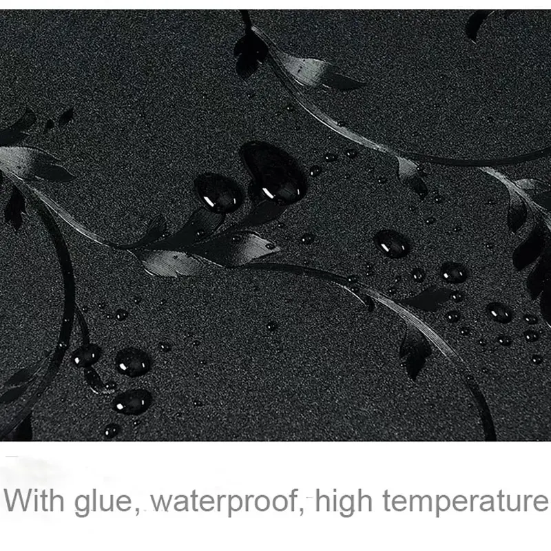 Самоклеящаяся пленка черная непрозрачная оконная Пленка стеклянная наклейка с клеем солнцезащитный крем кухонный шкаф ванная комната офис конфиденциальность 40*200 см