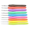Looen 1 Piece 2.0~10mm Crochet Hook Soft Handle Crochet Needles Yarn Weave Knitting Hooks Needles For Women DIY Yarn Craft Tool ► Photo 2/6