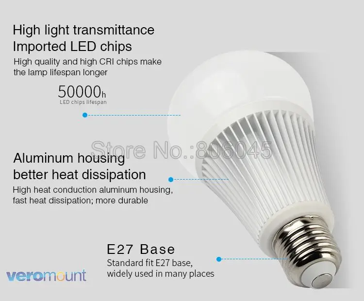 MiLight E27 9 Вт RGB+ CCT Светодиодный прожектор лампы FUT012 110V 220V Полный Цвет дистанционного Управление WiFi смарт-лампы в виде Совместимость 4-Зона дистанционного управления