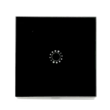 HOT-1 Gang Eu Wifi Smart Press Wall Light Switch Glass Panel Remote Control By Ewelink App For Amazon Alexa And Home Smart Hom