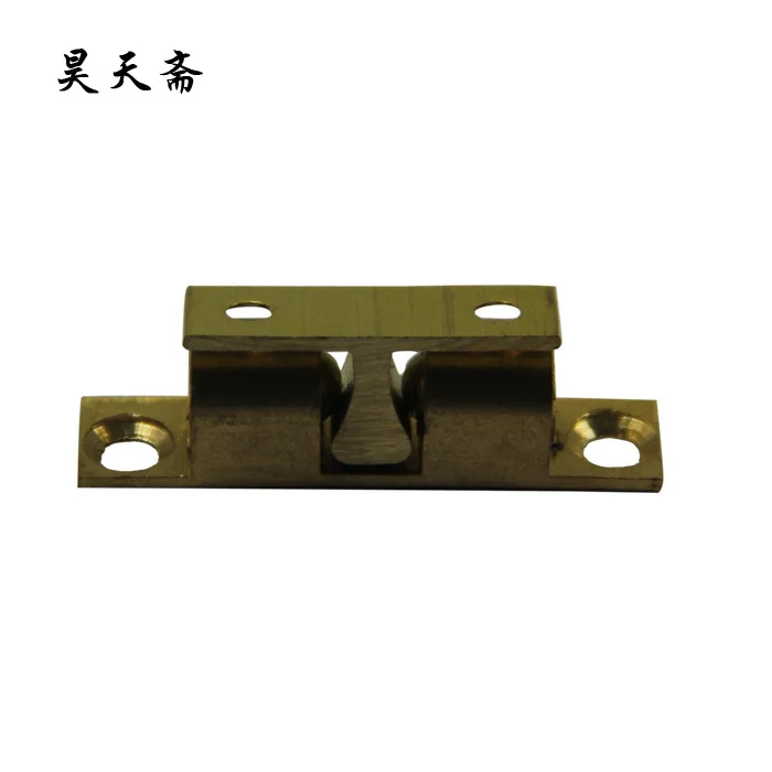 [Haotian vegetarian] antique copper beads touch / antique furniture copper fittings 3.8cm touch Card / HTL-041