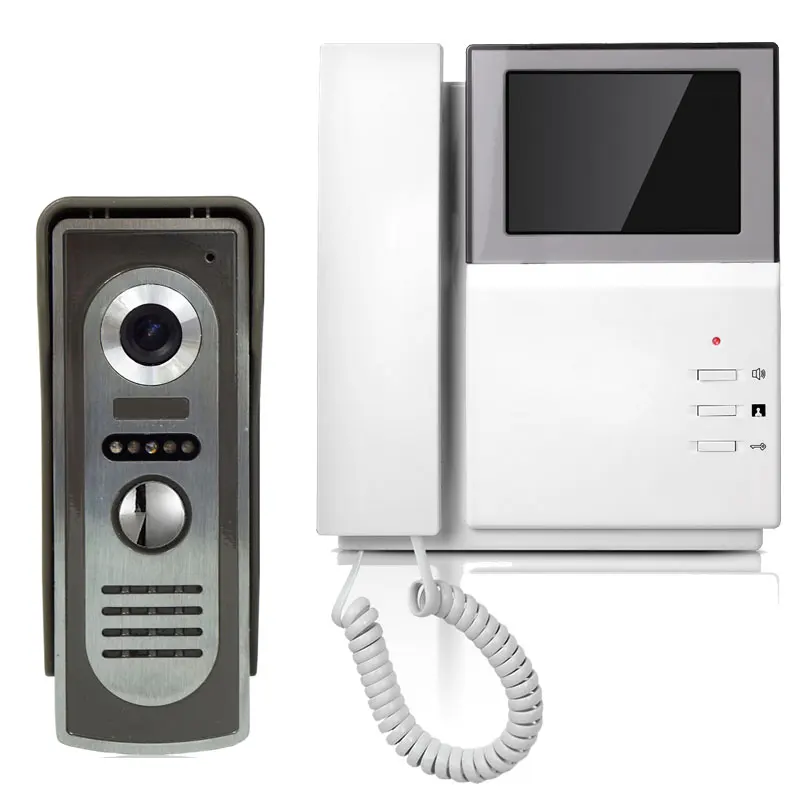 

4.3" LCD Video Kit Video Door Bell Phone Intercom System Night Vision Color Camera