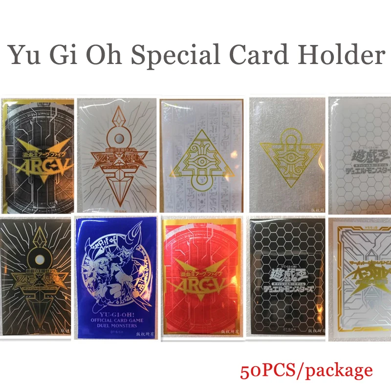 50 pièces/paquet jeu de société Yu Gi Oh carte veste en plastique professionnel porte-carte variété de couleurs protecteur de carte