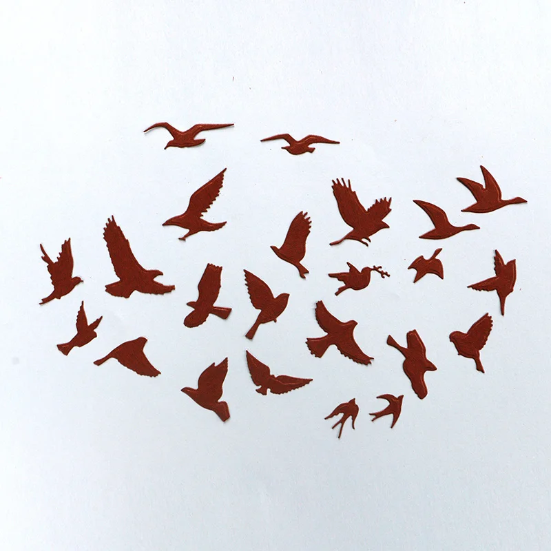 

DUOFEN METAL CUTTING DIES small flying birds eagle sea gull swallow dove stencil DIY Scrapbook Paper Album 2019 new
