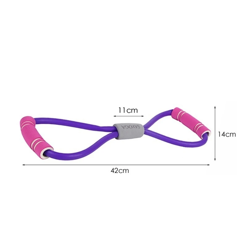 8 Word Resistance Bands Fitness Gum Rubber LOOP Latex Resistance Fitness Equipment Stretch Yoga Training Cross fit Elastic Band-11