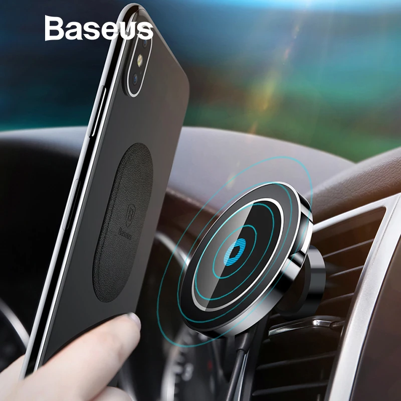 Baseus Magnetic Wireless Car Charger Holder For iPhone X 8 8Plus Magnet Car Phone Holder Wireless Charger For Samsung S9 S8 S7 Baseus Magnetic Wireless Car Charger Holder For iPhone X 8 8Plus Magnet Car Phone Holder Wireless Charger For Samsung S9 S8 S7