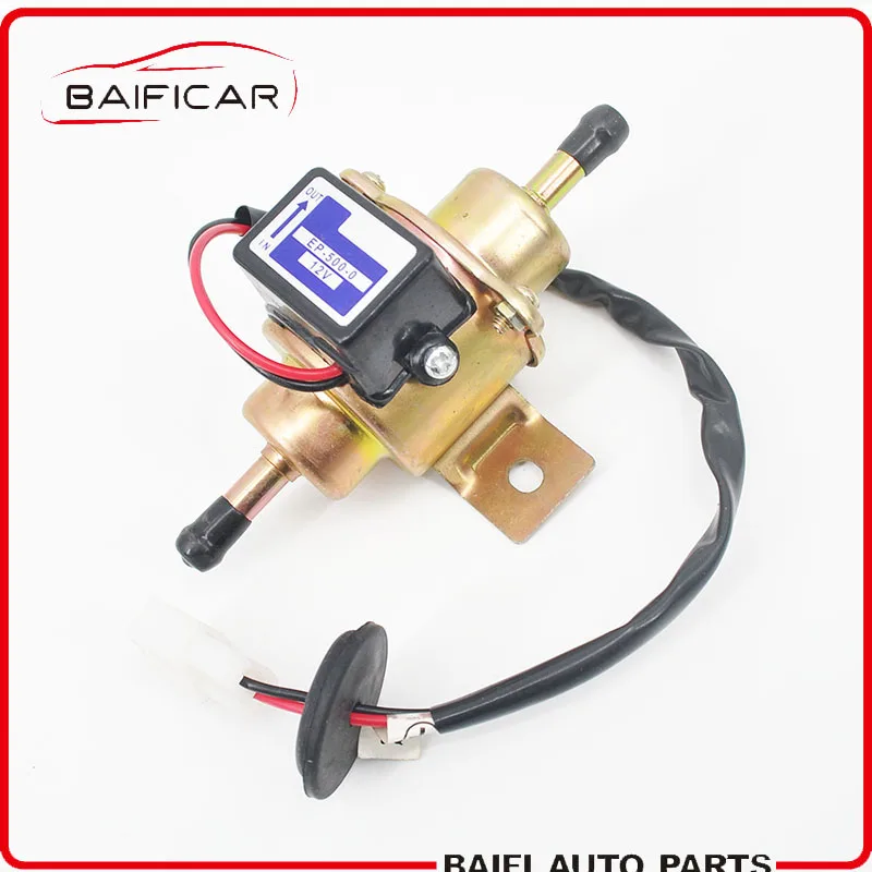 

Baificar New EP-500-0 12V Universal Car Boat Low Pressure Gas Diesel Electric Fuel Pump 1/4 Tubing 3-5 PSI 8188-13-350