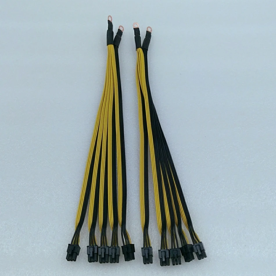 10 шт. 6 контактный разъем Sever кабель питания PCIe Express для Innosilicon A9 A8 Antminer S9 L3 Z9 E3 Bitmain PSU