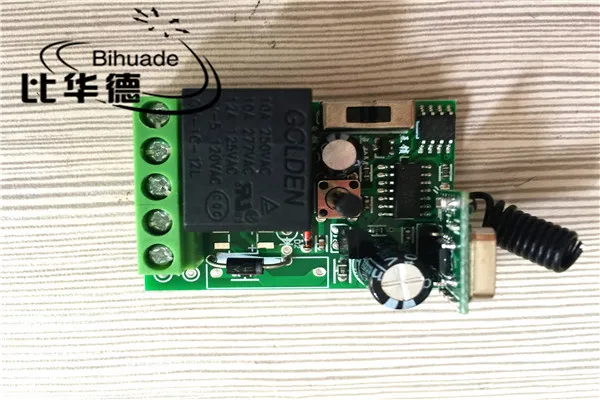 

433 Mhz Wireless Remote Control Switch DC 12V 10A 1CH relay 433Mhz Receiver Module For 1527 learning code Transmitter Remote