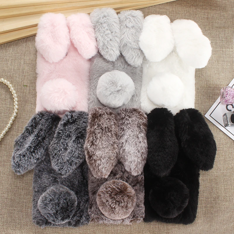 

Funny Hairy Fashion Gift Stylish Hot Hand Rabbit Elegant Style Shell Cover Phone Case For Umidigi F1 Play Gel Silicone Etui