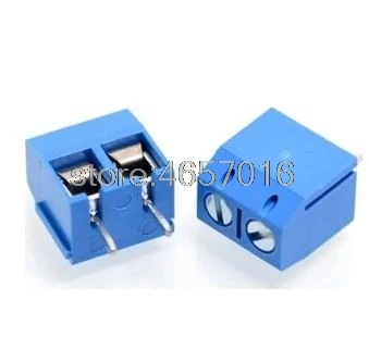 

Free shipping 100PCS KF301-5.0-2P KF301 "+" Screw 2Pin 5.0mm Straight Pin PCB Screw Terminal Block Connector