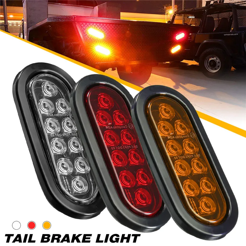 12V Truck Rear Tail Lights 10LED Stop Brake Light ...