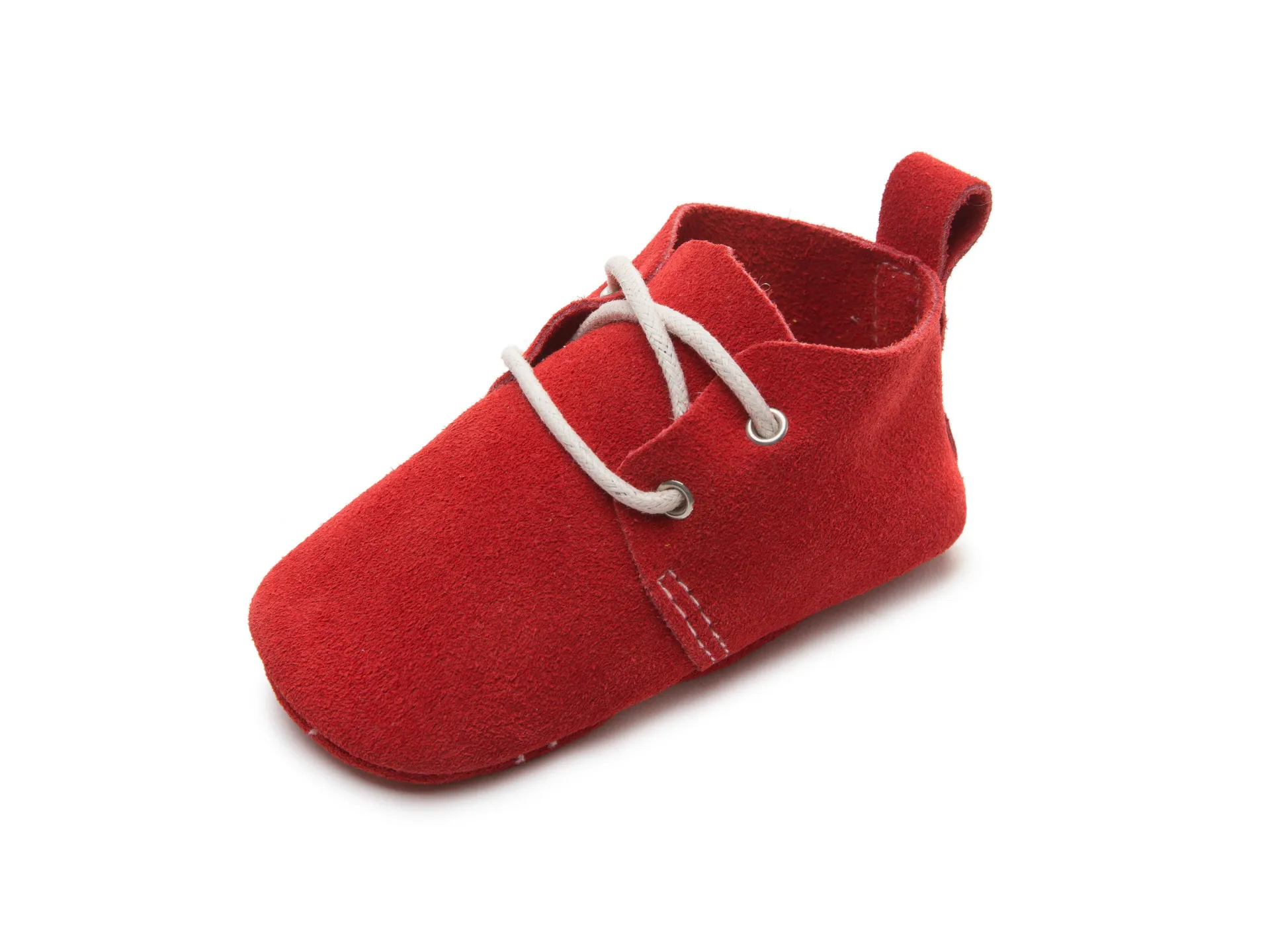 Детские первые ходунки детская обувь из натуральной кожи детские мокасины мягкая подошва шнуровка детская обувь для малышей
