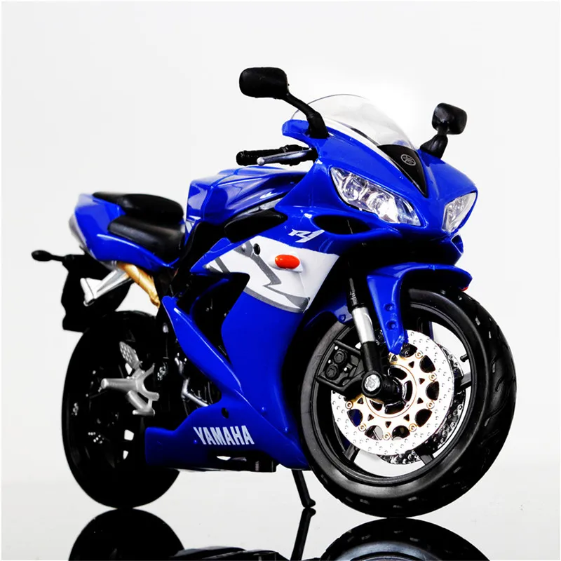 Maisto 1/12 YAMAHA YZF-R1 Литая модель мотоцикла черного цвета уличная модель мотоцикла коллекция детских подарков - Цвет: Синий