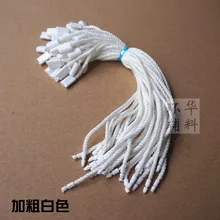 Хорошее качество чистый PP натуральный висячий ярлык шнур в одежде для одежды, растягивающийся цена вешалки 19 см