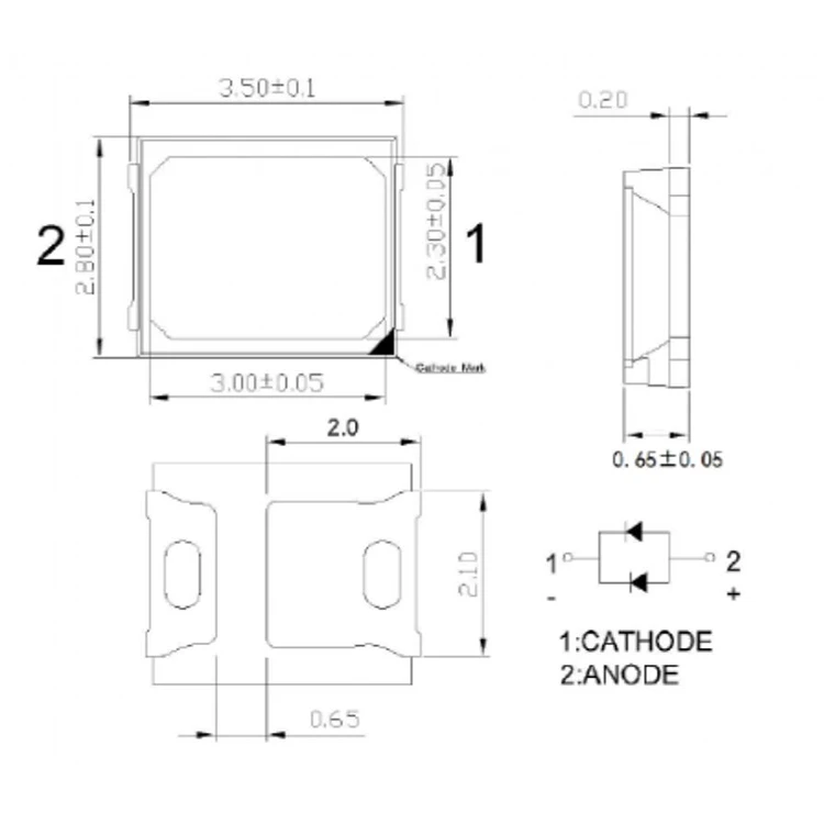 2835-1W-3V