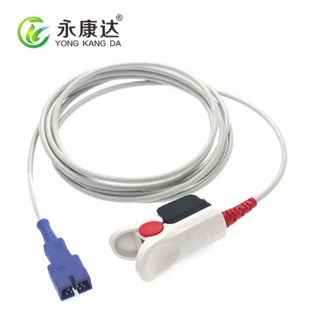 

New style Compatible for DS-100A Nellcor oximax adult finger clip spo2 sensor, 9pins free shipping