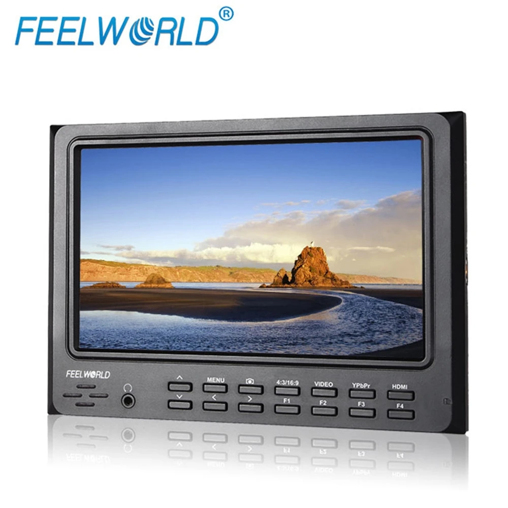 

Feelworld 7 Inch IPS 1024x600 HDMI Camera Field Monitor with Peaking Focus Assist Check Field 4:3&16:9 Image Adjustable FW7D/O
