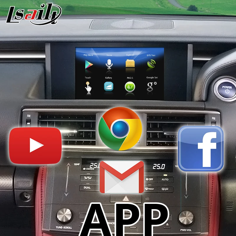 Lsailt Android 9 0 GPS навигация мультимедийный интерфейс коробка для Lexus RC200t RC300h 2013 20 с