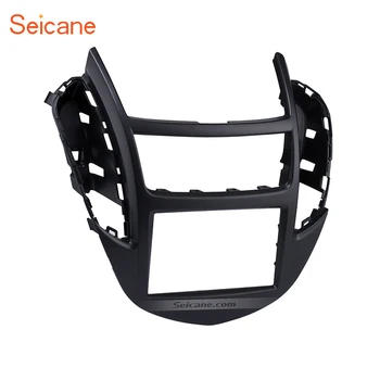 

Seicane 2 DIN Car Stereo Frame Fascia Indash Mount Trim Kit Dashboard Panel For 2014 Chevrolet Trax
