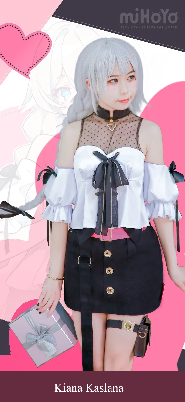 CosplayLove Honkai Impact 3 Kiana Kaslana Cosplay Costume For Girls Women Christmas Halloween (8)