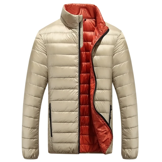 Men's winter jackets 2017 The Fashion Slim Fitted Parka Ultralight Men