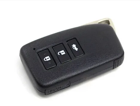 Чехол для смарт ключа с 3 кнопками Lexus IS/ES/GS/NX/RX аварийной вставкой|car key shell case|buttons