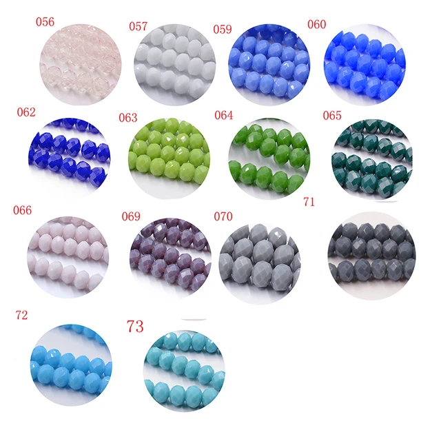 FLTMRH Shining Purple Color 3*4mm 145pcs Rondelle Austria faceted Crystal Glass Beads Loose Spacer Beads for Jewelry Making -