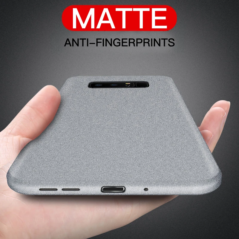 Роскошный песчаник матовый мягкий чехол для телефона для samsung Galaxy S6 S7 Edge S8 S9 S10 Plus Note 4 5 8 9 ультра тонкий скраб ТПУ чехол Капа